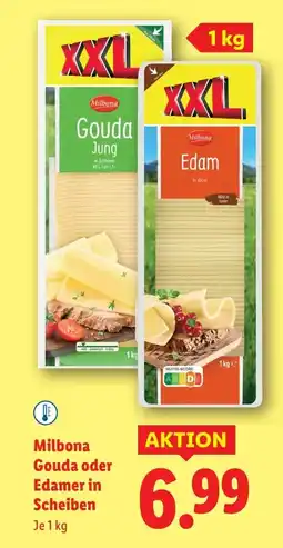 Lidl Gouda oder Edamer in Scheiben Angebot