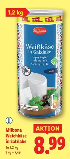 Lidl Weichkäse in Salzlake Angebot