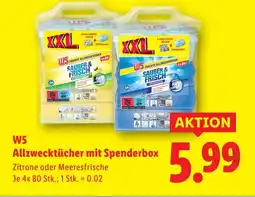 Lidl Allzwecktücher mit Spenderbox Angebot