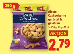 Lidl Cashewkerne geröstet & gesalzen Angebot