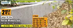 Hornbach Beton Winkelstein Angebot