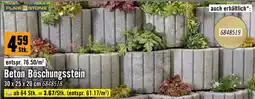 Hornbach Beton Böschungsstein Angebot