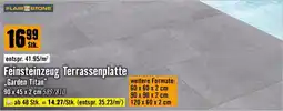 Hornbach Feinsteinzeug Terrassenplatte Garden Titan Angebot