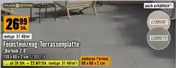 Hornbach Feinsteinzeug Terrassenplatte Borkum Angebot