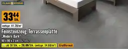 Hornbach Feinsteinzeug Terrassenplatte Modern Dark Angebot