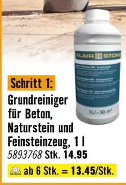 Hornbach Grundreiniger für beton, naturstein und feinsteinzeug Angebot