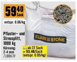 Hornbach Pflaster- und Streusplitt Angebot