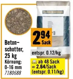Hornbach Beton- schotter Angebot