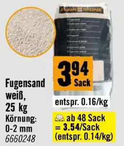 Hornbach Fugensand weiß Angebot