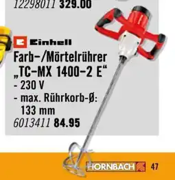 Hornbach Farb-/Mörtelrührer Angebot