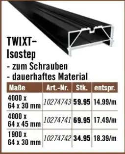 Hornbach Isostep Angebot