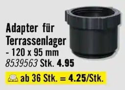Hornbach Adapter für Terrassenlager Angebot