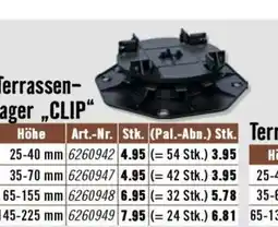 Hornbach Terrassen- lager CLIP Angebot