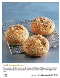 Bofrost Heurigenlaibchen Angebot