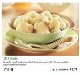 Bofrost Karfiol Angebot