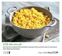 Bofrost Mais extra süß Angebot