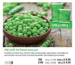 Bofrost Erbsen extra zart Angebot