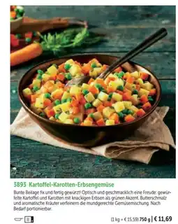 Bofrost Kartoffel-Karotten-Erbsengemüse Angebot