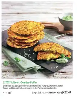 Bofrost Vollwert-Gemüse-Puffer Angebot