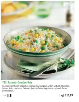Bofrost Basmati-Gemüse-Reis Angebot