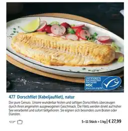 Bofrost Dorschfilet (Kabeljaufilet), natur Angebot