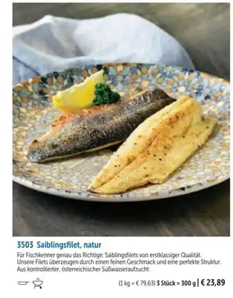 Bofrost Saiblingsfilet, natur Angebot