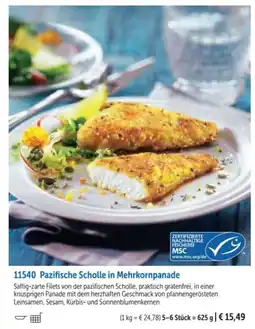 Bofrost Pazifische Scholle in Mehrkornpanade Angebot