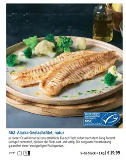 Bofrost Alaska-Seelachsfilet, natur Angebot