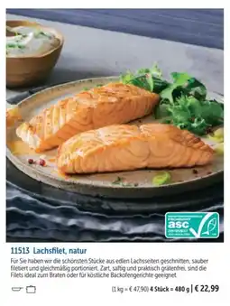 Bofrost Lachsfilet, natur Angebot