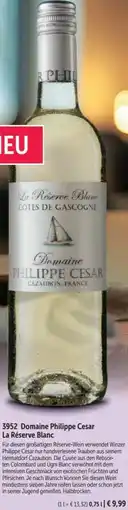 Bofrost 3952 Domaine Philippe Cesar La Réserve Blanc Angebot