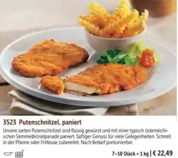 Bofrost Putenschnitzel, paniert Angebot