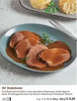 Bofrost Rinderbraten Angebot