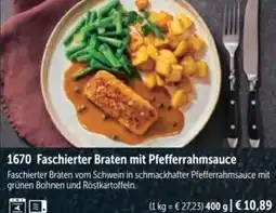 Bofrost Faschierter Braten mit Pfefferrahmsauce Angebot
