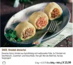 Bofrost Knödel dreierlei Angebot