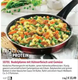 Bofrost Nudelpfanne mit Hühnerfleisch und Gemüse Angebot