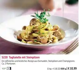 Bofrost Tagliatelle mit Steinpilzen Angebot