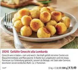 Bofrost Gefüllte Gnocchi alla Lombarda Angebot