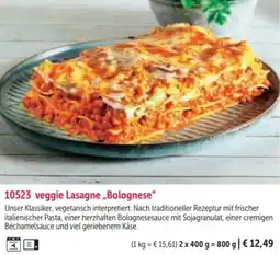 Bofrost veggie Lasagne „Bolognese" Angebot