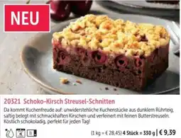 Bofrost Schoko-Kirsch Streusel-Schnitten Angebot