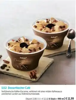 Bofrost Dessertbecher Café Angebot