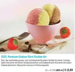 Bofrost Premium Eisdose Fürst Pückler Art Angebot