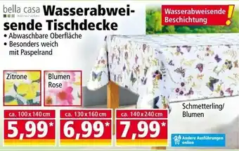 Wasserabweisende sende Tischdecke