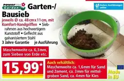 Norma Garten-/Bausieb Angebot
