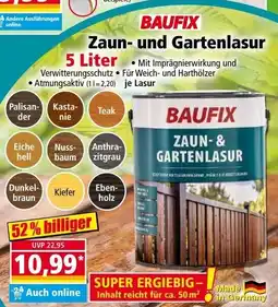 Norma BAUFIX Zaun- und Gartenlasur Angebot