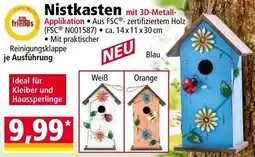 Norma Nistkasten mit 3D-Metall- Applikation Angebot