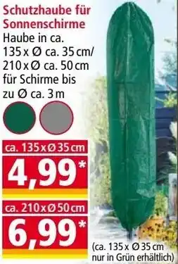 Norma Schutzhaube für Sonnenschirme Angebot