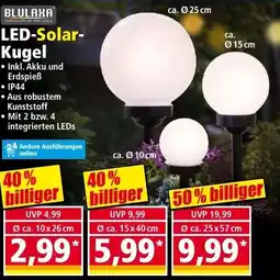 Norma LED-Solar- Kugel Angebot