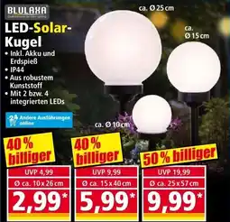 Norma LED-Solar- Kugel Angebot
