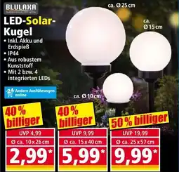 Norma LED-Solar- Kugel Angebot