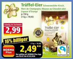 Norma Trüffel-Eier Angebot